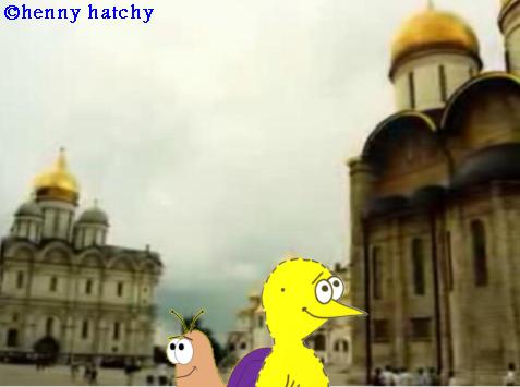 henny hatchy Kreml Moskau Russland henny hatchy Sniggel Geschenk Henny hatchy Sniggel Wyrm Plumbee jimjams Kken Spinne Schnecke Hummel Regenwurm Wurm Comic Cartoon